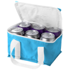 Malmo 6-can cooler bag in aqua-blue