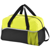 Energy duffel bag in black-solid-and-apple-green