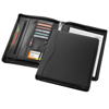 Ebony A4 briefcase portfolio in black-solid