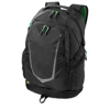 Griffith Park 15'' laptop backpack in black-solid-and-green-and-grey