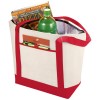 Lighthouse non-woven cooler tote 21L in Natural_red