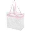 Hampton transparent tote bag 13L in Light Pink
