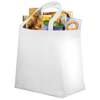 Maryville non-woven shopping tote bag in white-solid