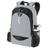 Benton 15'' laptop backpack with headphone port in grey