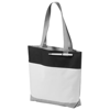 Bloomington colour-block convention tote bag in white-solid-and-black-solid
