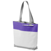 Bloomington colour-block convention tote bag in white-solid-and-purple