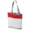 Bloomington colour-block convention tote bag in white-solid-and-red