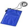 Identify badge holder pouch with pen loop in blue