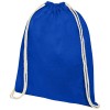 Oregon 100 g/m² cotton drawstring bag 5L in Royal Blue