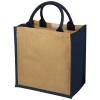 Chennai jute tote bag 16L in Natural_navy