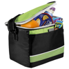Levy sports cooler bag in black-solid-and-green