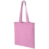 Madras 140 g/m² cotton tote bag 7L in Pink