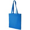 Madras 140 g/m² cotton tote bag 7L in Process Blue