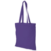 Madras 140 g/m² cotton tote bag in lavender