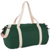 Cochichuate cotton barrel duffel bag 25L in Forest Green
