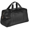 Oxford weekend travel duffel bag 25L in Solid Black