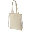 Eliza 240 g/m² cotton drawstring bag 6L in Natural