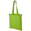 Peru 180 g/m² cotton tote bag 7L in Lime Green