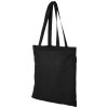 Peru 180 g/m² cotton tote bag 7L in Solid Black