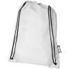 Oriole RPET drawstring bag 5L in White