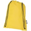 Oriole RPET drawstring backpack 5L in Yellow