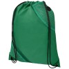 Oriole duo pocket drawstring backpack in Green