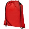 Oriole duo pocket drawstring backpack in Red