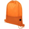 Oriole mesh drawstring backpack in Orange