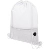 Oriole mesh drawstring backpack in White