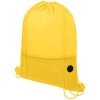 Oriole mesh drawstring backpack in Yellow