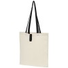 Nevada 100 g/m² cotton foldable tote bag in Natural