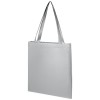 Salvador shiny tote bag in Silver