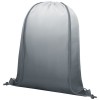 Oriole gradient drawstring backpack in Grey