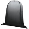 Oriole gradient drawstring backpack in Solid Black