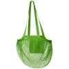 Pune 100 g/m² GOTS organic mesh cotton tote bag 6L in Green
