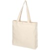 Pheebs 210 g/m² recycled gusset tote bag in Natural