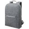 Pheebs 450 g/m² recycled cotton and polyester backpack in Heather Black