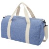 Pheebs 450 g/m² recycled cotton and polyester duffel bag in Heather Navy