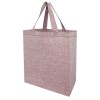 Pheebs 150 g/m² recycled gusset tote bag 13L in Heather Maroon