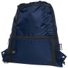 Adventure recycled insulated drawstring bag 9L in Navy