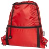 Adventure recycled insulated drawstring bag 9L in Red
