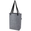 Felta GRS recycled felt tote bag with wide bottom 12L in Medium Grey