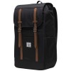 Herschel Retreat™ recycled laptop backpack 23L in Solid Black