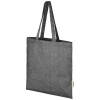 Pheebs 150 g/m² Aware™ recycled tote bag in Heather Black