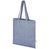 Pheebs 150 g/m² Aware™ recycled tote bag in Heather Blue