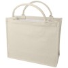 Page 500 g/m² Aware™ recycled book tote bag in Oatmeal