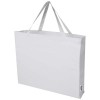 Odessa 220 g/m² GRS recycled cotton large tote bag in White