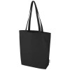 Florida 270 g/m² GRS recycled tote bag 10L in Solid Black