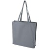 Florida 270 g/m² GRS recycled gusset tote bag 14L in Grey