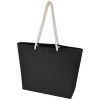 Florida 270 g/m² GRS recycled beach tote bag 18L in Solid Black